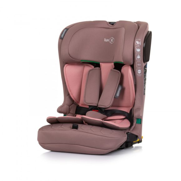 Chipolino Lux X autósülés Isofix 76-150cm - Flamingo