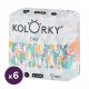 Kolorky Day Ecsetes öko pelenka, L, 8-13 kg, HAVI PELENKACSOMAG 114 db