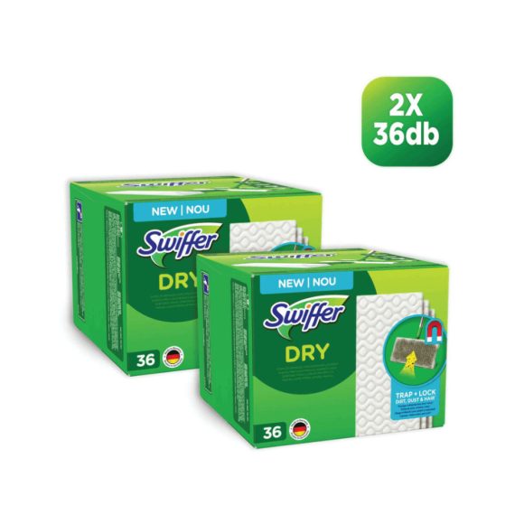 Swiffer Sweeper száraz utántöltő (2x36 db)