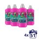 Coccolino Snapdragon & Patchouli öblítőkoncentrátum 4x1275 ml (204 mosás)