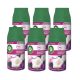 INGYENES SZÁLLÍTÁS - Air Wick Freshmatic Automata Légfrissítő spray utántöltő, Bársonyos Szatén és Éji Liliom (6x250 ml)