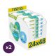 INGYENES SZÁLLÍTÁS - Pampers Harmonie Aqua Plastic Free műanyagmentes nedves törlőkendő (2x24x48 db)