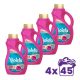 Violeta Intense color mosógél színes ruhákhoz, 4x2700 ml (196 mosás)