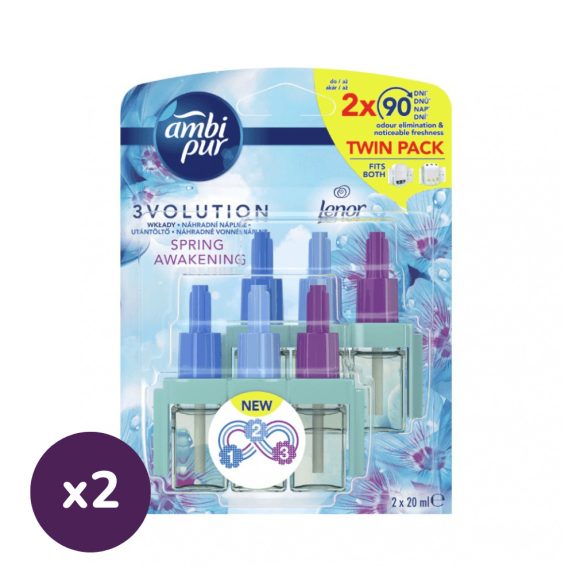 Ambi Pur Lenor Spring Awakening 3volution Duo-Refill légfrissítő utántöltő (2x40 ml)