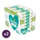 INGYENES SZÁLLÍTÁS - Pampers Sensitive műanyagmentes nedves törlőkendő (2x24x52 db)