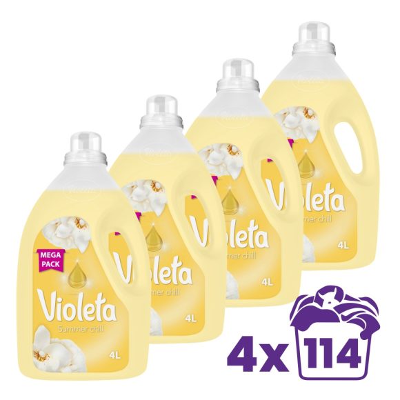 Violeta öblítő - summer chill (4x4 liter)