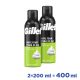 Gillette Lemon borotvahab 2x200 ml     