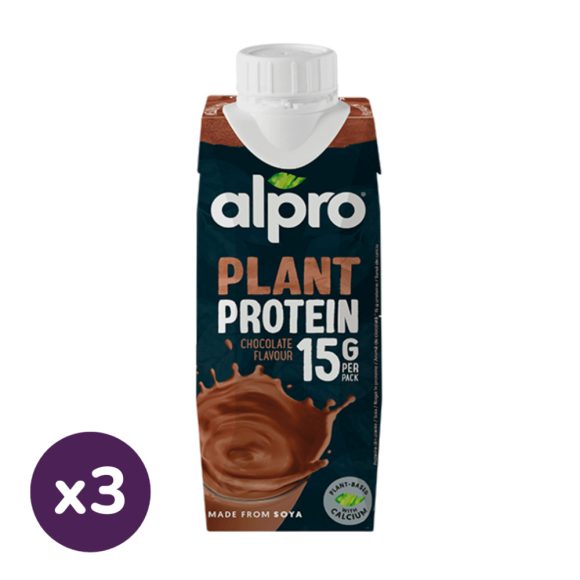 Alpro csokoládéízű protein ital (3x250 ml)