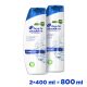 Head & Shoulders Classic Clean Sampon 2x400 ml