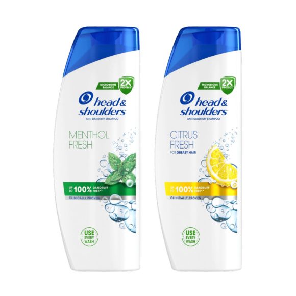 Head & Shoulders sampon csomag (Menthol Fresh + Citrus Fresh)