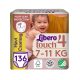 Libero Touch 4 bugyipelenka, 7-11 kg, HAVI PELENKACSOMAG 136 db