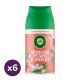 INGYENES SZÁLLÍTÁS - Air Wick Freshmatic Automata Légfrissítő spray utántöltő, Pezsgő őszibarack és sárgabarack (6x250 ml)