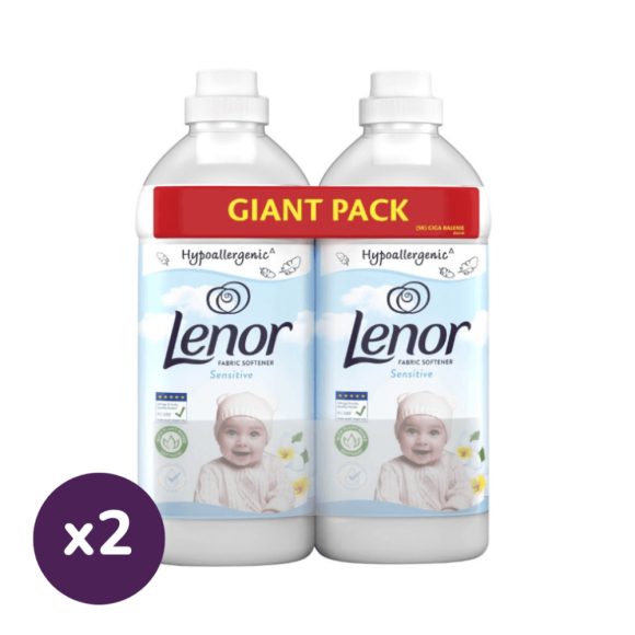 Lenor Sensitive textilöblítő 4x1,6 liter (256 mosás)