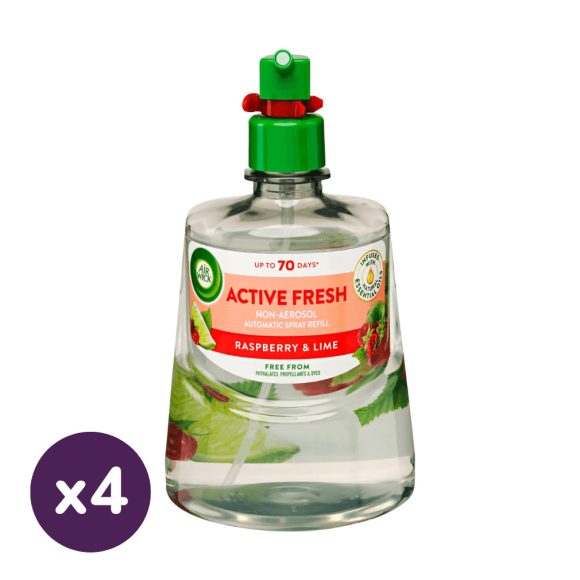 Air Wick Active Fresh utántöltő - Málna és lime (4 db)