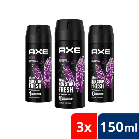 AXE deo Excite (3x150 ml)