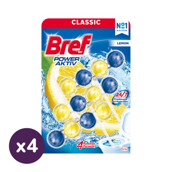 Bref Power Aktiv Lemon toalett frissítő (12x50 g)