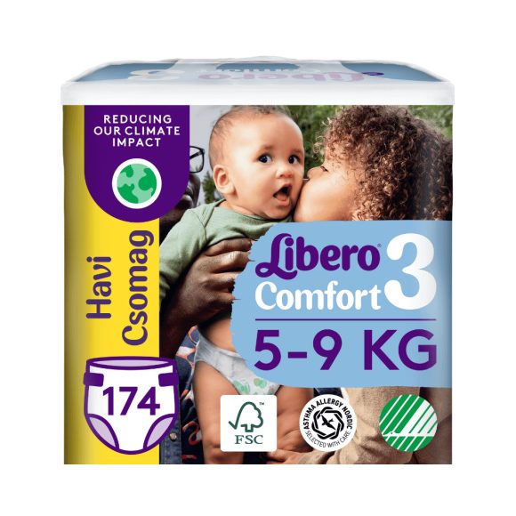 Libero Comfort 3 pelenka, 5-9 kg, HAVI PELEKACSOMAG 174 db