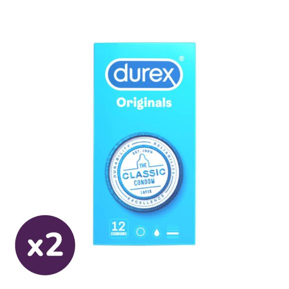 Durex Originals Classic óvszer (2x12 db)