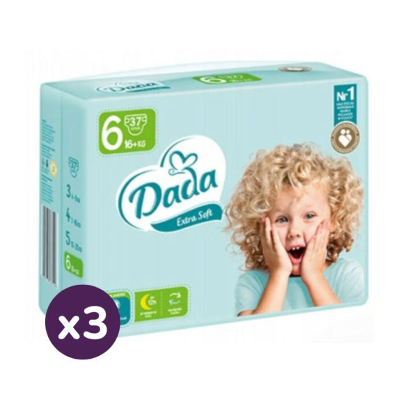 Dada Extra Soft pelenka 6, 16+ kg, HAVI PELENKACSOMAG (111 db)