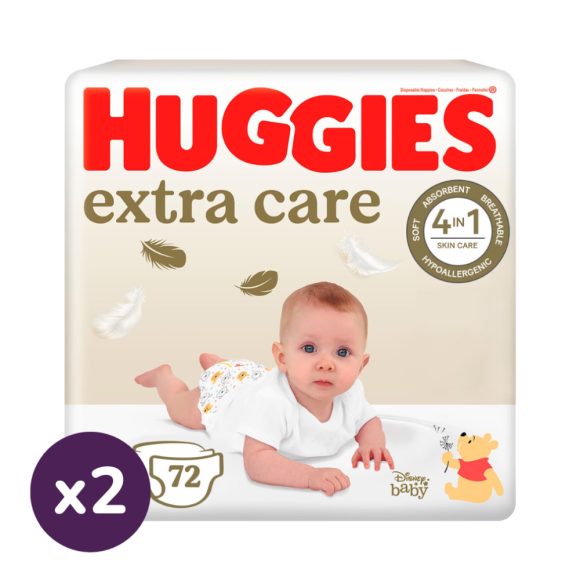 Huggies Extra Care pelenka 3, 6-10 kg, 144 db