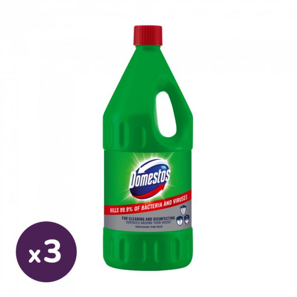 Domestos Extended Power Pine fertőtlenítő 3x2 liter