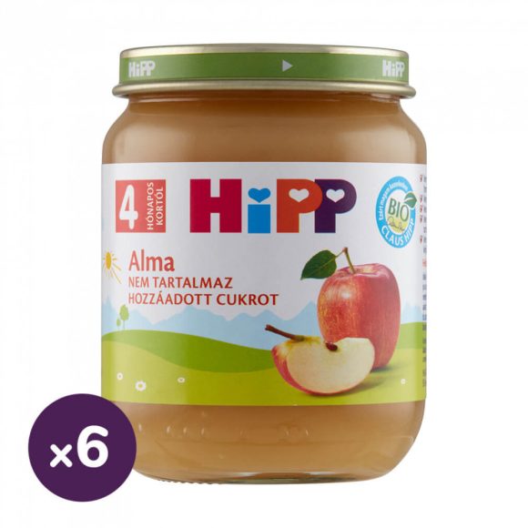 Hipp BIO alma, 4 hó+ (6x125 g)