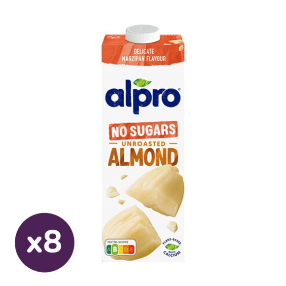 Alpro cukormentes pörköletlen mandulaital (8x1 liter)