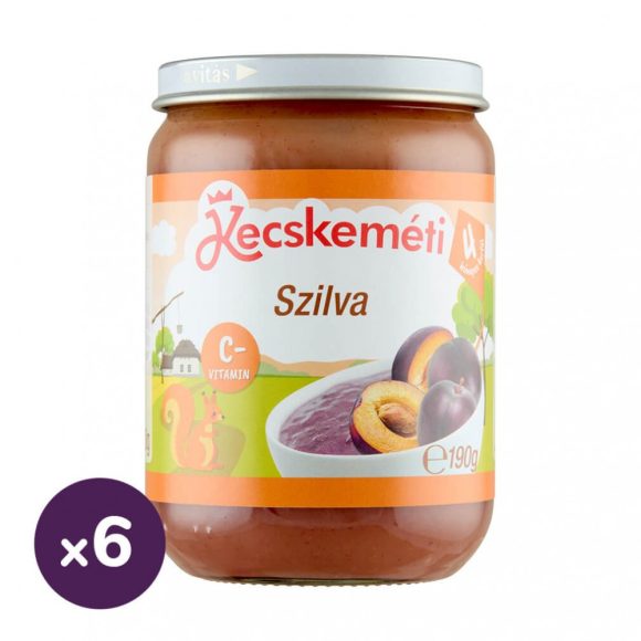 Kecskeméti szilva, 4 hó+ (6x190 g)