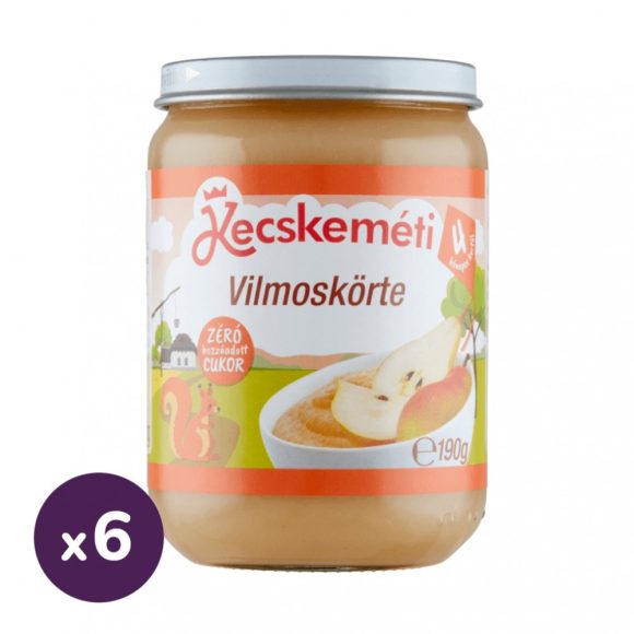 Kecskeméti vilmoskörte, 4 hó+ (6x190 g)