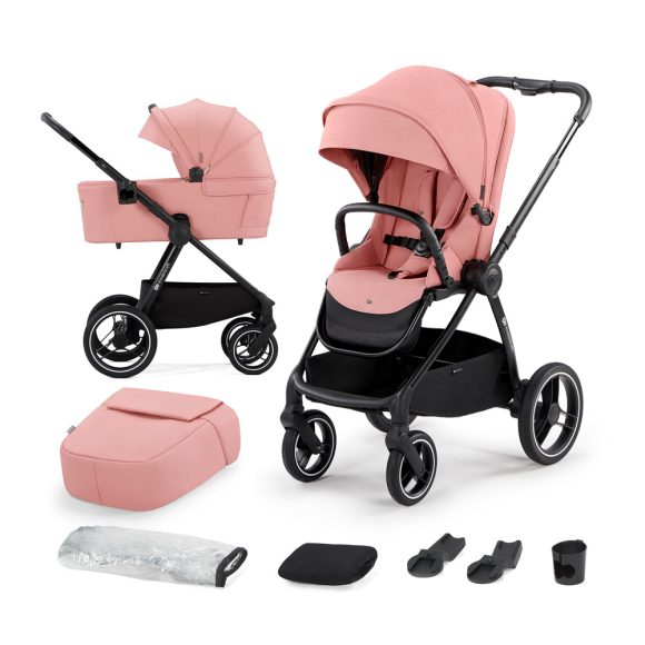 KINDERKRAFT SELECT Kombinált babakocsi Nea 2in1 Ash Pink, Premium