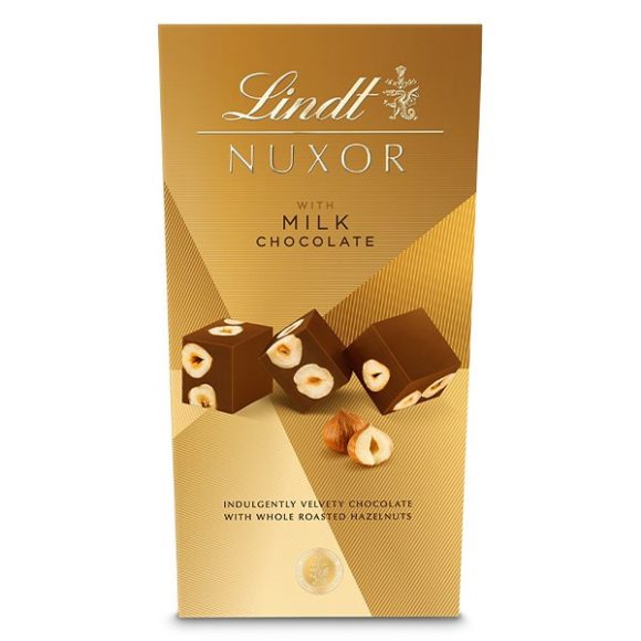 Csokoládé LINDT Nuxor mogyorós tejcsokoládé praliné 150g