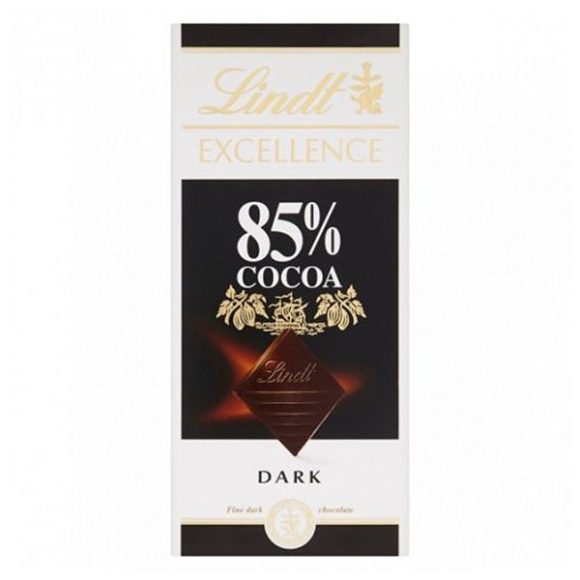 Csokoládé LINDT Excellence 85% Cocoa étcsokoládé 100g