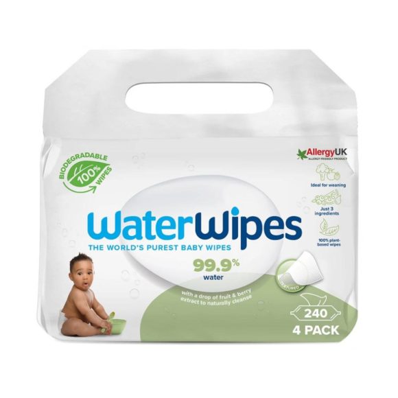 WaterWipes BIO szappanbogyós törlőkendő (4x60 db)