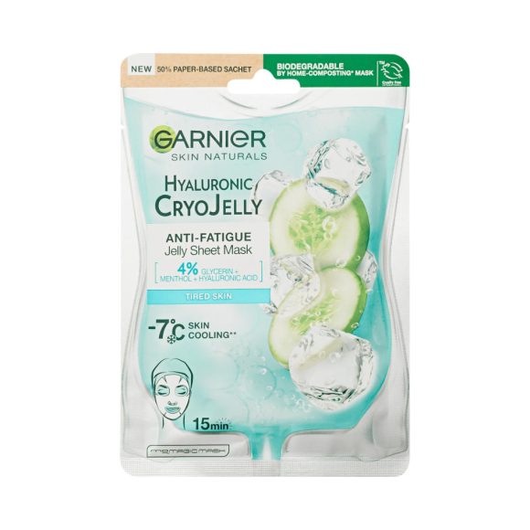 Garnier Cryo Jelly gélmaszk -7°C cryo hűsítéssel (27 g)