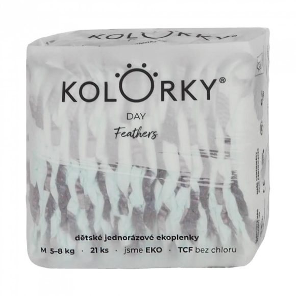 Kolorky Day Tollak öko pelenka, M, 5-8 kg, 21 db