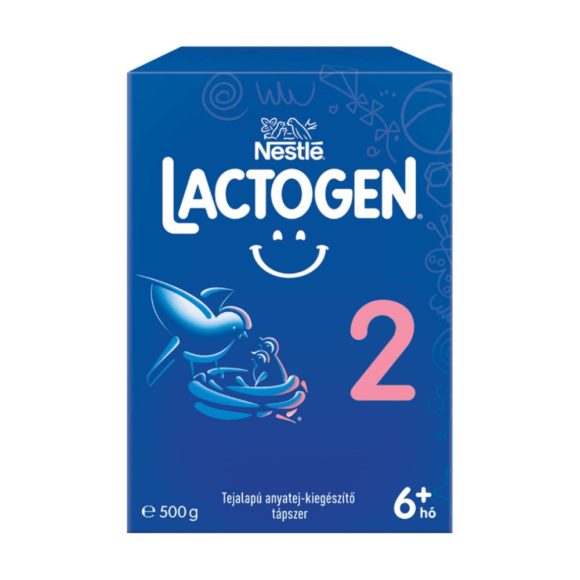 Nestlé Lactogen 2 tejalapú anyatej-kiegészítő tápszer 6 hó+ (500 g)