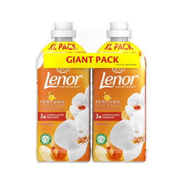 Lenor Vanilla Orchid & Golden Amber duo textilöblítő 2x1,2 liter (96 mosás)