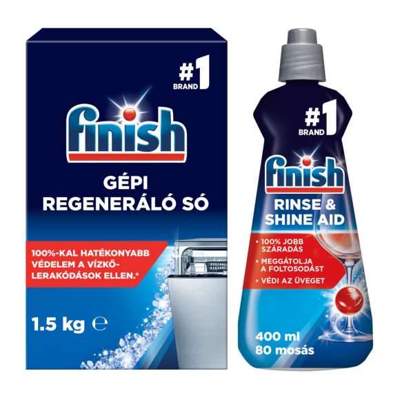 Finish regeneráló só (1,5 kg) + öblítő (400 ml)