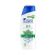 Head & Shoulders Menthol Fresh 2az1-ben korpásodás elleni sampon (330 ml)