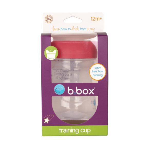 B.box tanulópohár 240 ml (málnapiros)