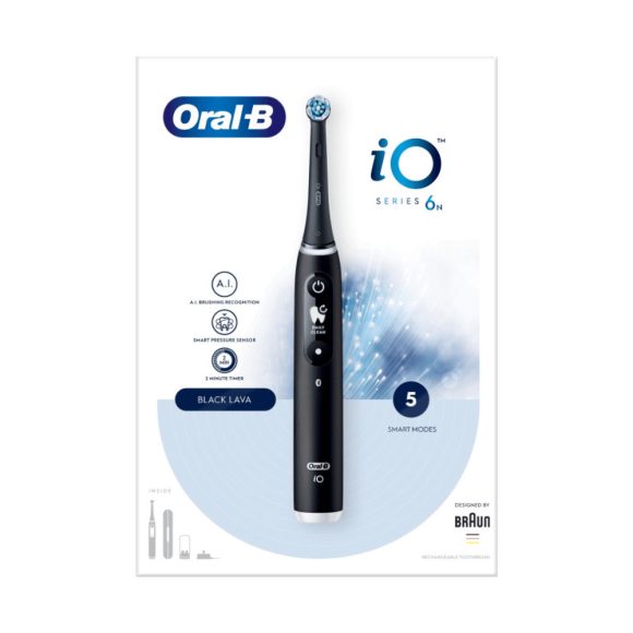 Oral-B IO Series 6 Elektromos Fogkefe Fekete - Pelenka.hu