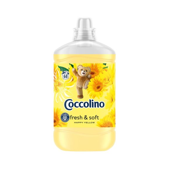 Coccolino Happy Yellow öblítőkoncentrátum 1700 ml  (68 mosás)