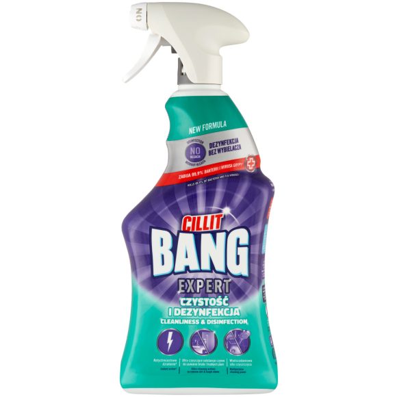 Cillit Bang Expert tisztító és klórmentes fertőtlenítő spray (750 ml)