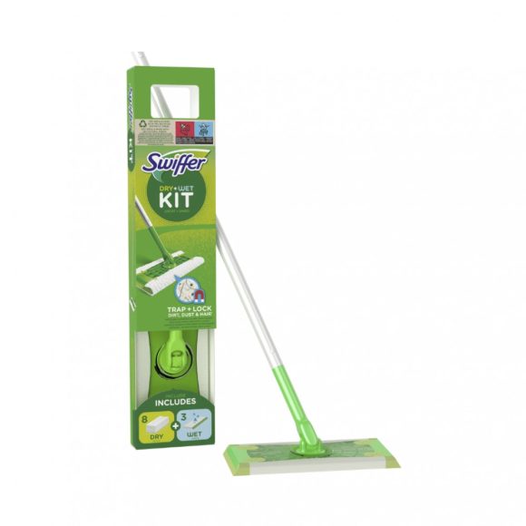 Swiffer Sweeper kezdőszett 8 száraz + 3 nedves utántöltővel