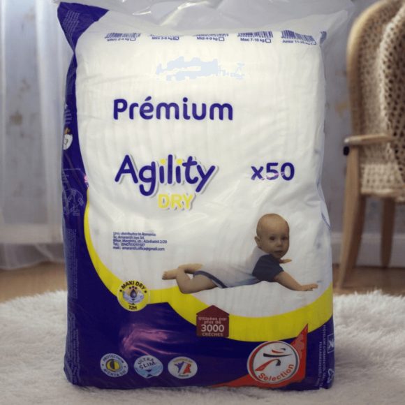 Prémium Agility dry gazdaságos nadrágpelenka 3-6 kg - Mini (50 db)