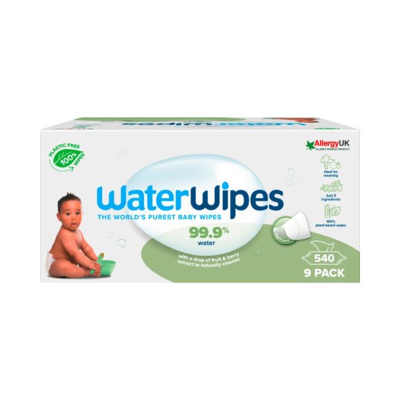 WaterWipes BIO szappanbogyós törlőkendő (9x60 db)