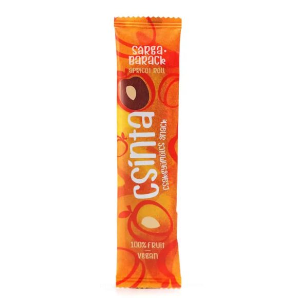 Csinta Sárgabarack gyümölcs snack, 12g