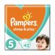 Pampers Sleep & Play pelenka, Junior 5, 11-16 kg, 42 db