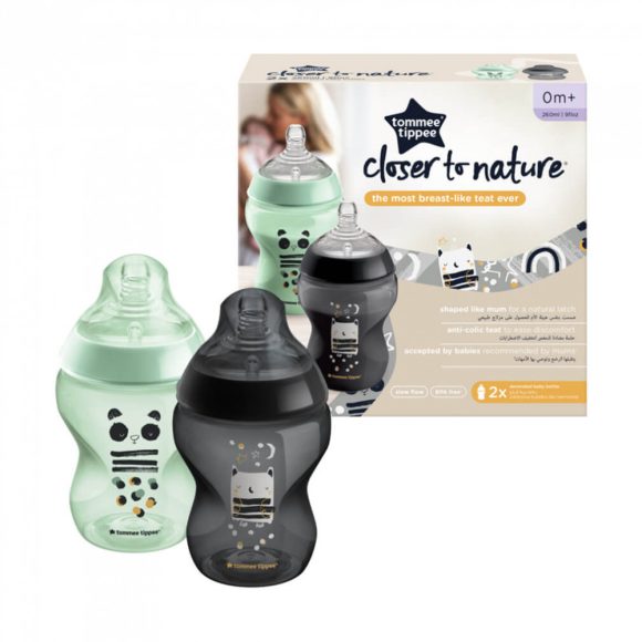 Tommee Tippee CTN cumisüveg 2x260 ml duo (fiús)