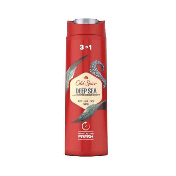 Old Spice Deep Sea tusfürdő és sampon férfiaknak 3in1 400 ml    